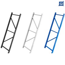 금일솔루션 중량랙 경량랙 조립식 철제선반 앵글선반, 기둥600(폭)×2000mm(높이)1개, 힌색