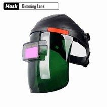 용접 헬멧 용접기 마스크 카멜레온 대형보기 트루 컬러 솔라 파워 아크 그라인드 컷 45 용 자동 어두워지는, Dimming lens 2