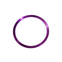 호환 자동차 핸들 커버 장식 링 스티커 파란색/빨간색/검은색/금색/보라색 아우디 A3 A4 B8 B6 A6 A7 A8 C6 Q3 Q5 Q7 A5 C7 TT 적용, 보라색 동그라미 1, 규격 없음