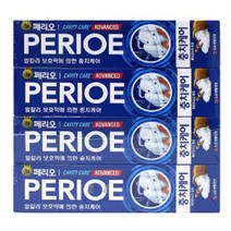 페리오 캐비티케어 치약 150gX4개입 구취제거 치약, 1