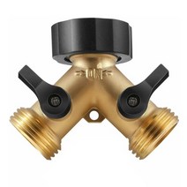 황동 Y양방향 수도 분배기 커넥터 밸브 3/4 관수자재
