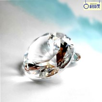 대형 다이아몬드 40mm 크리스탈 오브제 블링블링 감성 무지개 조명 스튜디오 소품 인테리어 카페 꾸미기 주얼리 금은방 디피 웨딩 네일 촬영 파티룸 음식 제품 의류 악세사리