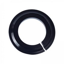 도로 자전거 D / 28.6mm / 1.5인치 테이퍼 프론트 포크 튜브 도로 자전거 헤드폰 베이스 D 조각, 검은 색, 알류미늄