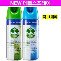 데톨 항균 스프레이 450ml 모닝듀/크리스프 브리즈, 1세트