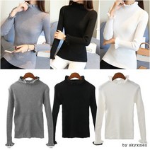 물결 골지반목니트 SD-6697