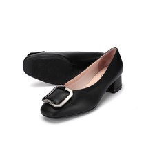 무크 022103 여성 정장 펌프스 무지외반 구두 4cm