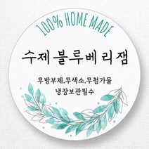 스티커네 주문제작 무광방수지 수제청스티커 과일청스티커, 과일청 8번 무광방수지