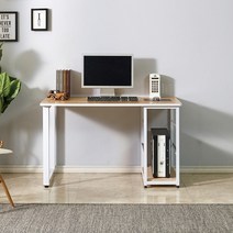 귀족가구 1인 컴퓨터책상 오크화이트1100