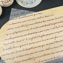 초코 스크립트 유산지, 250매입, 4개