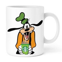 DIY 머그컵 아이러브스타벅스 구피, 양쪽, 1개