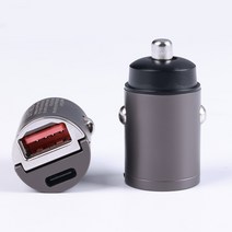 전기차충전기자동차 미니 1 대 2 Usb 변환 더블 플러그 빠른 충전 보이지 않는 충전기 많은 모델에 적합, 04 PD QC tawny