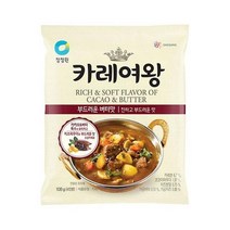 청정원 간편식 청정원 카레여왕 부드러운 버터맛 108g 집밥 도시락 식자재 캠핑 별미, 8개