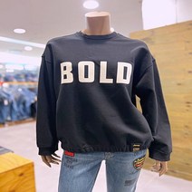 지프 여성용 BOLD 맨투맨 티셔츠 GL3TSF840