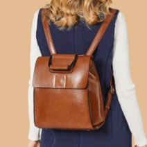 윤휘 여성백팩 심플 데일리 백팩 가죽가방 366