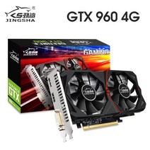 [해외]JINGSHA 비디오 카드 NVIDIA VGA Geforce GTX 960HDMI 호환 Dvi 게임용 신제품 GTX960 4GB 128Bit GDDR5 그래픽 카드