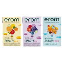 이롬 황성주 과채습관 옐로우 140ml 24팩 + 퍼플 140ml 24팩 + 트로피컬 140ml 24팩