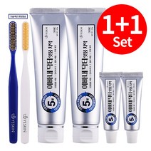 [1set+1set] 치과 치료중인 분들 주목!! 잇몸이 불편한 분을 위한 이바내닥터 잇몸기능성치약 6종세트(전용칫솔포함), 이바내닥터잇몸치약120gx2개+20gx2개+칫솔x2개