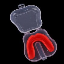 마우스피스 주짓수 복싱 MMA 치아보호 스포츠 복싱 Teethers 구강 치아 보호 교정기 실리콘 성인 마우스, 03 빨간