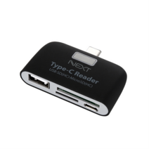 NEXT-486TC 스마트폰 C타입 OTG 카드리더기 USB SD TF MMC M2