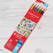 까렌다쉬 스쿨라인 수채색연필 6색 지관 1290.706