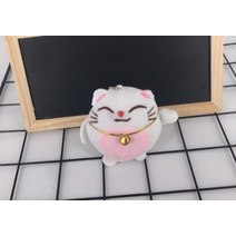 인형꽃다발 고백인형 졸업식인형 럭키 고양이 8CM 플러시 인형 웨딩 부케 장난감 선물 작고 귀여운 봉제, 01 Wt_01 8cm