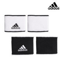 아디다스 손목밴드 2개입 색상선택 스포츠아대 휘트니스 헬스, 손목밴드 블랙
