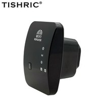 와이파이 증폭기 WIFI신호 휴대용 유선공유기 5G IPTIME증폭기 TISHRIC 2.4G 네트워크 익스텐더 라우터 300, 02 wifi repeater black_01 EU