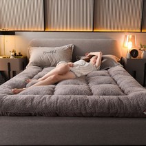 자가발열 토퍼 침대 패밀리 매트리스 바닥 구름 호텔 푹신한 이부자리 패드