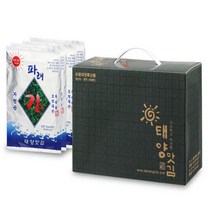 보령대천김 맛있는 재래 조미 구운 태양맛김 10봉, 10개, 20g10봉 파래김