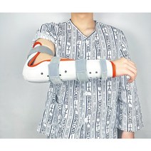 의료용 팔꿈치 깁스 엘보우 보호대 장상지 테니스엘보 골프엘보 보호대, 1개