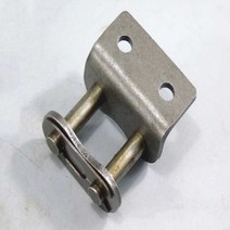 체인 공구 호환 케이블 기계 부품 0 단면 이중 구멍 컨베이어 전송 조인 롤러 커넥터, 12A-1 Connector, Single Hole