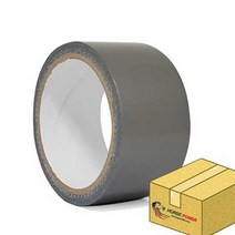 10M은면 청테이프 천 은색면테이프 50mm x 10M 50개입