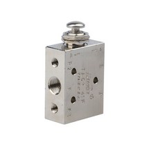 공압 부품 TAC2-41P 2 Position 5 Way Mechanical Valve 1/8 Female thread Self-reset Push Button Switch, 01 TAC2-41P