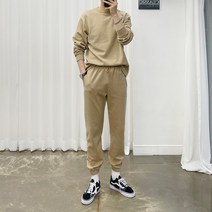 아도르클래식 5컬러 무지 맨투맨 긴팔티 밴딩 조거팬츠 트레이닝 세트