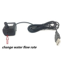수중펌프 워터펌프 수족관에 대 한 높은 품질 DC 5 ~ 12V 150 280L/h 마이크로 잠수정 물 펌프, USB Adjustable