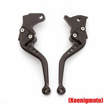 KR모터스 아퀼라300 핸들 브레이크 클러치 레버 튜닝, 블랙레드A