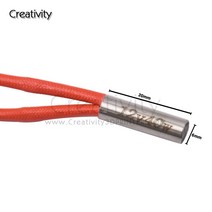 3D프린터부품 1M 가열 튜브 6x20mm 12V 24V 40W 세라믹 카트리지 히터 CR10SPRO Ender3 HotEnd J-헤드 3D, 01 12V_03 5pcs