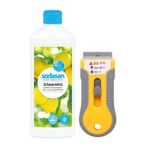 소다산 세라믹밀크 인덕션 세정제 500ml + 스크레이퍼 세트