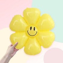 [파티지] 손풍선 모음 스틱풍선 막대풍선, N_B_마카롱 꽃풍선_중형_옐로우