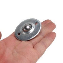 자바라컨베이어 30Pcs CY-16B 5/8 인치 베어링 스틸 롤러 볼 플랜지 컨베이어 이송 장치, 한개옵션0