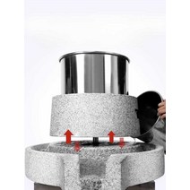 전기 맷돌 업소용 콩 가는 기계 회전맷돌 두부 돌절구, Baifei F35/(하부맷돌추가)