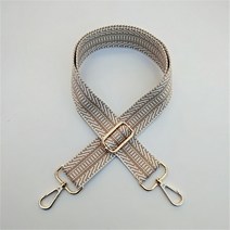 무다스 자가드 에스닉 패턴 숄더 크로스백 스트랩