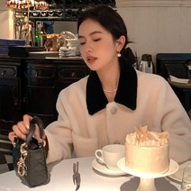 에코퍼 밍크 숏 카라 자켓