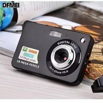 DFMEI 4K 디카 미니 고화질 ccd 휴대용 카드기, 코스 2, 1800w픽셀스타블랙(럭셔리선물세트)