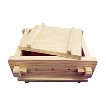 원목 수제 두부틀 치즈 만들기 메주 순두부 틀, 1. 2호 두부틀(16x12x9cm)