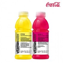 비타민워터 각12개(총24개) 에너지드링크 파워씨&에너지 X 편의점음료 비타파워 500ml 글라소, 상세페이지 참조