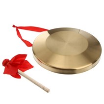 불교용품점 징 손 악기 타악기 탐 벨 데스크 황동 관악기 심벌즈 매달린 구리 명상 오페라 차임 수이, Golden