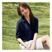 [라우렐] 프렌치린넨 블렌딩 홀가먼트 카라 니트 3종 택 1