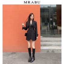 롱부츠 여성부츠 봄가을 통굽 왕소포 베이지 플랫 부츠 무릎춘추 싱글 부츠 못지 않게 날씬해