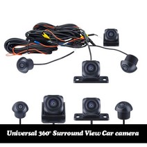 어라운드뷰 옴니뷰 전후방 호환용 범용 360 ° 서라운드 뷰 자동차 720P 카메라 360 도 파노라마 전면 후, 01 360 camera